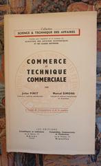 Commerce et technique commerciale FINIT J & SIMONS M 1954, Boeken, Ophalen of Verzenden