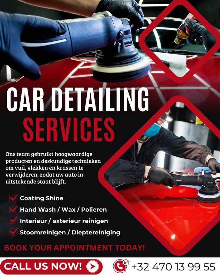 DETAILING /INTERIEUR /EXTERIEUR - REINIGEN / WAX / POLIEREN, Diensten en Vakmensen, Auto en Motor | Carwash