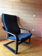 Schommelstoel 'IKEA' TE KOOP, Huis en Inrichting, Stoelen, Ophalen, Hout, Zwart, Zo goed als nieuw