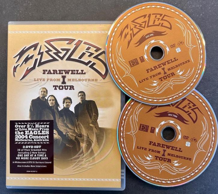 EAGLES - Farewell I Tour: Live in Melbourne ( 2 DVDs ), Cd's en Dvd's, Dvd's | Muziek en Concerten, Zo goed als nieuw, Muziek en Concerten