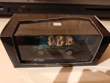 Porsche 964 targa turquoise 1/43 beschikbaar voor biedingen
