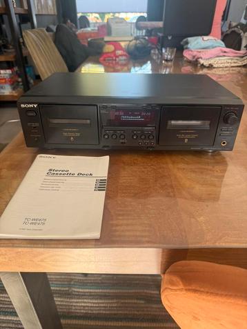 Sony TC-WE475 dubbel cassettedeck beschikbaar voor biedingen