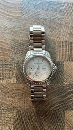 Michael Kors 5613, Handtassen en Accessoires, Horloges | Dames, Staal, Staal, Polshorloge, Zo goed als nieuw