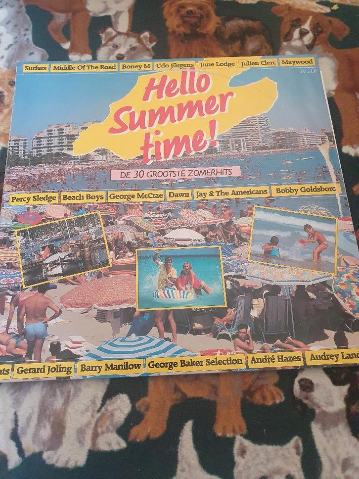 LP - Various – Hello Summer Time! De 30 Grootste Zomerhits, Cd's en Dvd's, Vinyl | Rock, Zo goed als nieuw, Poprock, 12 inch, Ophalen of Verzenden