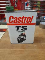 Gouden Castrol ts 2-takt motorfiets 2t oliekan, Verzamelen, Verzenden, Gebruikt, Overige, Overige merken