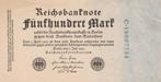 Duitsland 500 MARK 1923, Postzegels en Munten, Verzenden, Duitsland, Los biljet