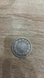 verzamelobject 5 frank België - Leopold I 1849., Ophalen, Zilver, Zilver