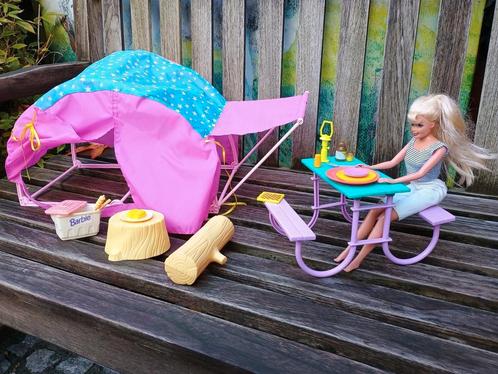 Barbie outdoor Fun, Matell 1993, Kinderen en Baby's, Speelgoed | Poppen, Zo goed als nieuw, Barbie, Ophalen of Verzenden