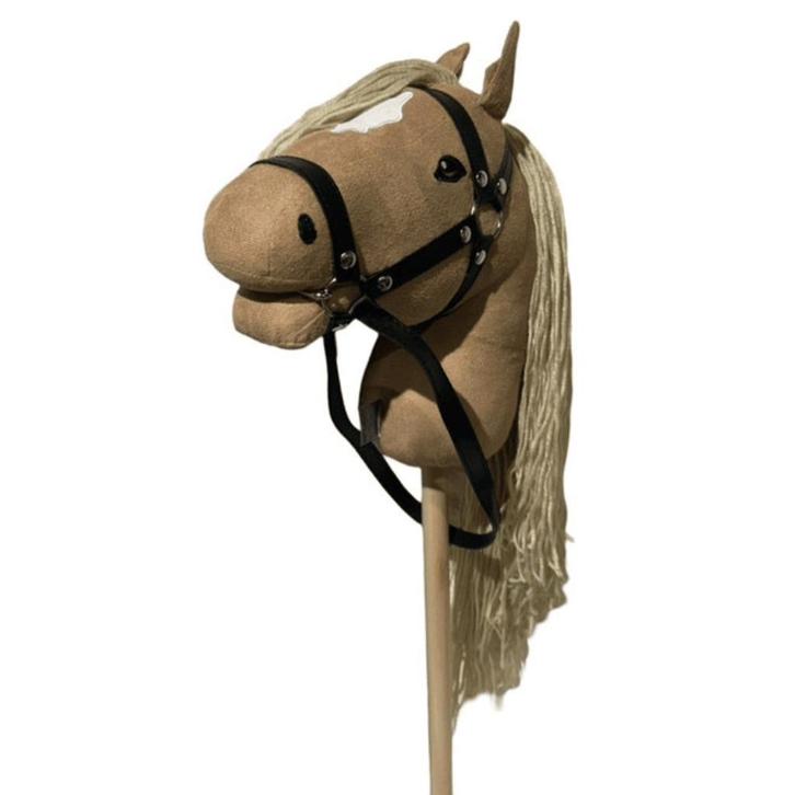 Luxe Stokpaard met open mond en staart | ByToizz | Kleur Blo, Hobby en Vrije tijd, Overige Hobby en Vrije tijd, Nieuw, Ophalen of Verzenden