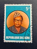 Timbre Zaïre OBP 1136, tamponné., Enlèvement ou Envoi, Affranchi