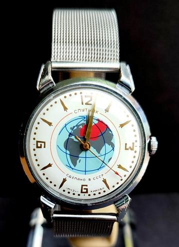 Mechanisch "Sputnik" USSR horloge ca.>1957 beschikbaar voor biedingen