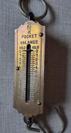 Ancienne balance romaine - Peson - Pocket balance, Antiquités & Art, Antiquités | Outils & Instruments, Enlèvement ou Envoi