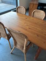 Tafel en 4 stoelen in heel goede staat, Huis en Inrichting, Complete eetkamers, Ophalen, Zo goed als nieuw, 4 tot 6 stoelen