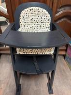 Houten zwarte eetstoel met kussen, Enlèvement, Utilisé