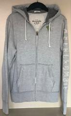 Abercrombie & Fitch Heren Hoodie grijs Small, Maat 46 (S) of kleiner, Gedragen, Grijs, Ophalen of Verzenden