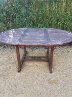 Houten tuintafel, Jardin & Terrasse, Tables de jardin, Enlèvement, Utilisé, Ovale, Bois de teck