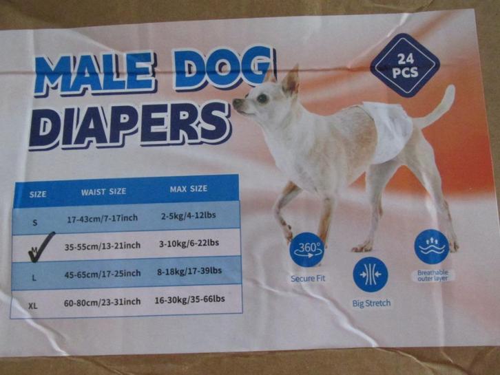 PAMPERS VOOR KLEINE HOND, Dieren en Toebehoren, Honden-accessoires, Nieuw, Ophalen