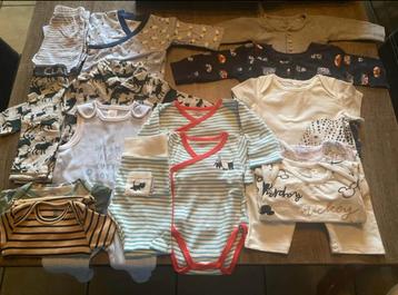 Baby kleding in (week) pakket vorm ,als nieuw nog. beschikbaar voor biedingen