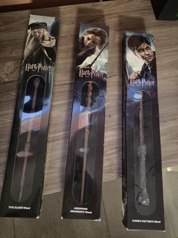 3 baguettes Harry potter - Neufs jamais utilisés beschikbaar voor biedingen