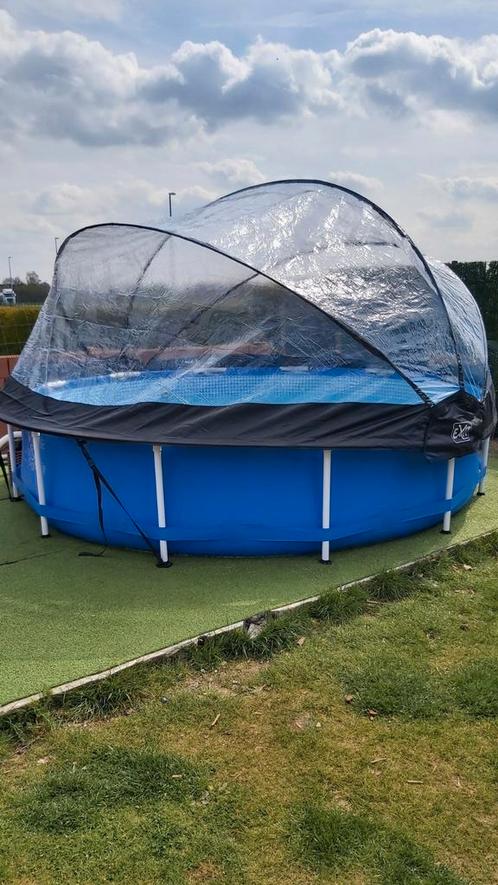 Zwembad koepel 3,6meter, Tuin en Terras, Zwembaden, Gebruikt, Ophalen