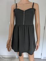 Katoenen jurk met verstelbare bandjes, Taille 36 (S), Noir, Porté, Enlèvement ou Envoi