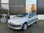 Peugeot 206 1.6i 16v Cabrio 82000km 1 er prop, Auto's, Peugeot, 4 zetels, Zwart, Lederen bekleding, Cabriolet