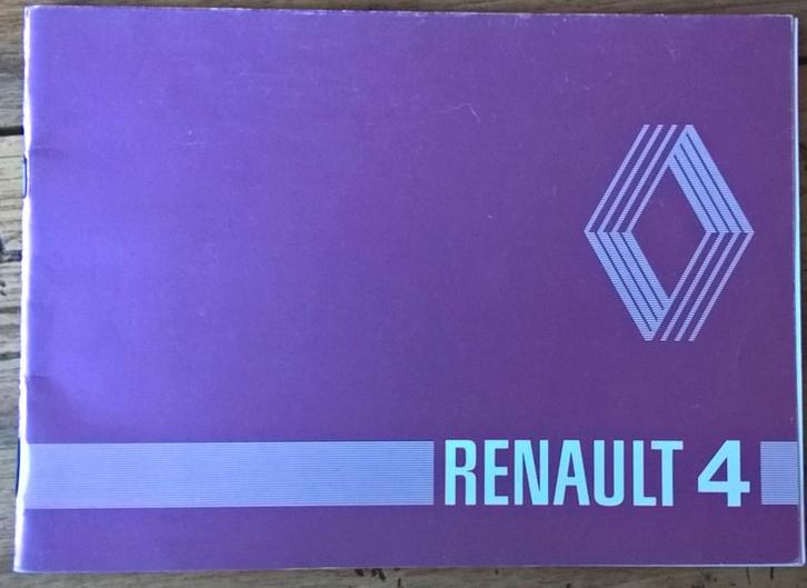RENAULT 4 manuel 1976 Utilisation et entretien, Autos : Divers, Modes d'emploi & Notices d'utilisation, Enlèvement ou Envoi
