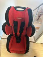 Autostoel Recaro Young Sport rood, Kinderen en Baby's, Autostoeltjes, Autogordel, Verstelbare rugleuning, Zo goed als nieuw, 9 t/m 36 kg