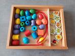 Blokkendoos met houten blokken, Ophalen of Verzenden, Gebruikt