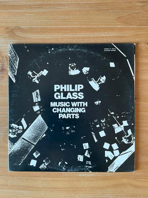 Vinyl - Philip Glass - Music With Changing Parts, Cd's en Dvd's, Vinyl | Overige Vinyl, Gebruikt, 12 inch