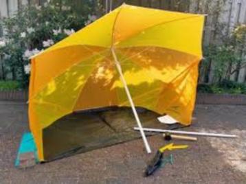 Easy camp strandparasol met windscherm (vooral voor kids)