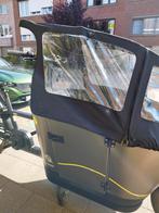 Carqon classic bakfiets met deurtje, regenhuif en bagagerek, Enlèvement, 2 enfants, Électrique