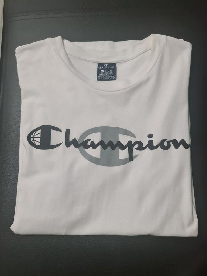Originele Champion T-shirts wit, navy blauw, zwart maat M, Kleding | Heren, T-shirts, Zo goed als nieuw, Maat 48/50 (M), Overige kleuren