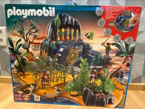 Playmobil Avontuurlijk Schatteneiland 5134, Kinderen en Baby's, Speelgoed | Playmobil, Zo goed als nieuw, Complete set, Ophalen of Verzenden