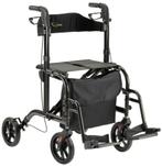 duo rollator/rolstoel in één, Ophalen, Opvouwbaar, Nieuw