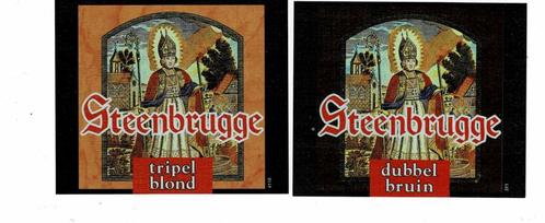 bieretiketten van "Steenbrugge", Verzamelen, Biermerken, Nieuw, Verzenden
