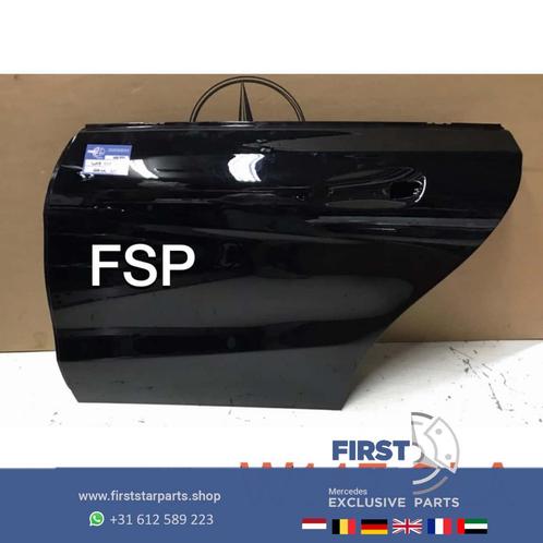 W117 C117 ZWARTE DEUR LINKS ACHTER LINKER PORTIER Mercedes 2, Auto-onderdelen, Carrosserie, Deur, Mercedes-Benz, Achter, Links