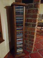Eiken CD rek zonder cd's, Huis en Inrichting, Woonaccessoires | Cd- en Dvd-rekken, Ophalen, Gebruikt, Hout, Cd's