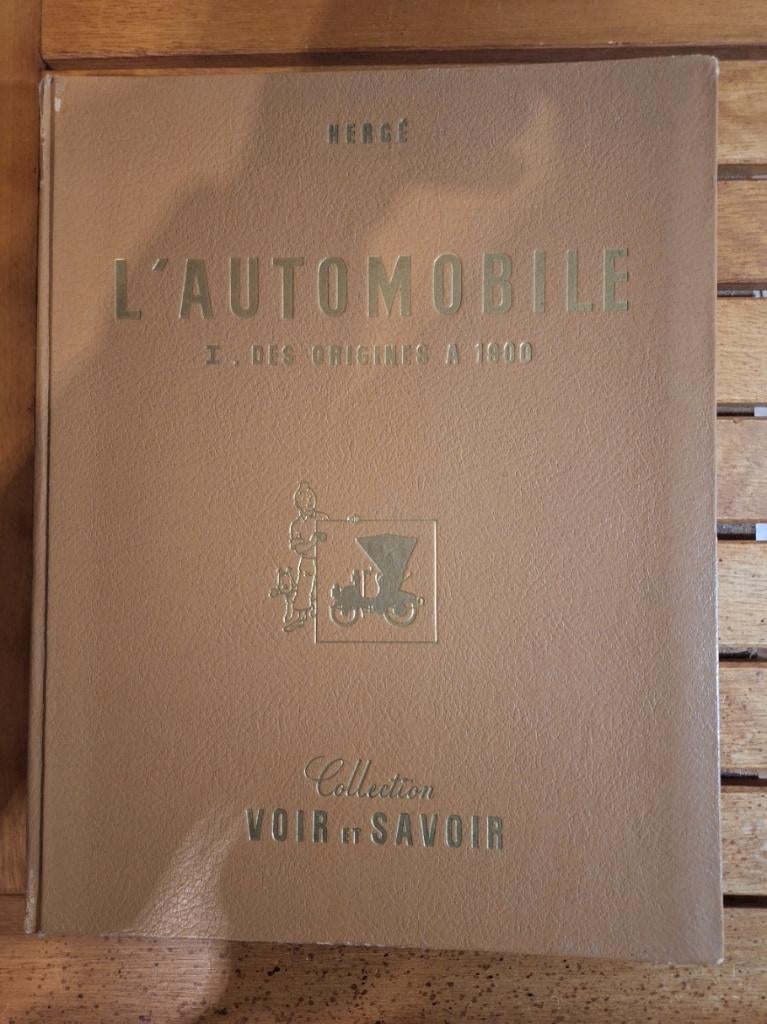Tintin "L'automobile des origines à 1900" - COMPLET, Livres, BD, Utilisé, Une BD, Enlèvement ou Envoi