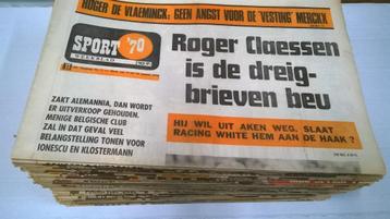 SPORTKRANTEN SPORT 70 VOLLEDIGE JAARGANG 1970 beschikbaar voor biedingen