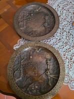 Twee decoratieve bronzen schalen — Oosterse kunst —., Antiek en Kunst, Ophalen