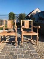 Oude kasteel stoelen grote, Antiek en Kunst, Ophalen of Verzenden