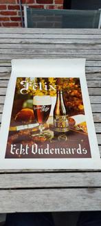 Oude reclame affiche Felix Echt Oudenaards, Collections, Marques de bière, Enlèvement ou Envoi