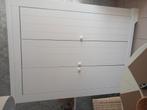 Landelijke witte kast met lichte beschadigingen, Doe-het-zelf en Bouw, Ophalen, Gebruikt, 120 cm of meer