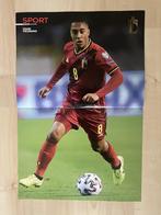 Poster Youri Tielemans (Rode Duivels), Verzamelen, Ophalen of Verzenden, Zo goed als nieuw, Poster, Plaatje of Sticker