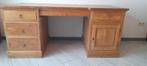 Mooi houten bureau, Zo goed als nieuw, Ophalen, Bureau