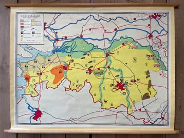 Carte scolaire ancienne du Brabant septentrional +/- 1938 disponible aux enchères