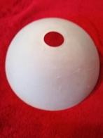 2 matte lampenkappen, Gebruikt, Ophalen of Verzenden, Minder dan 25 cm, Wit