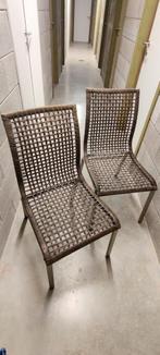 chaises de jardin, Tuin en Terras, Ophalen of Verzenden, Gebruikt, Rvs