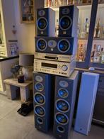 Jbl speakers 5.0 set met Onkyo set, 7.1-systeem, 70 watt of meer, Zo goed als nieuw, Dvd-speler